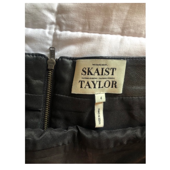 🔥SKAIST TAYLOR🔥100% Lamb Leather Skirt - Picture 5 of 6